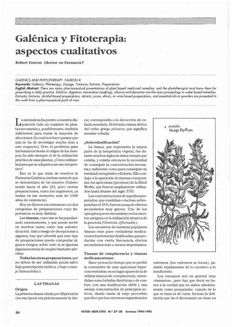 PDF Galénica y Fitoterapia aspectos cualitativos DOKUMEN TIPS