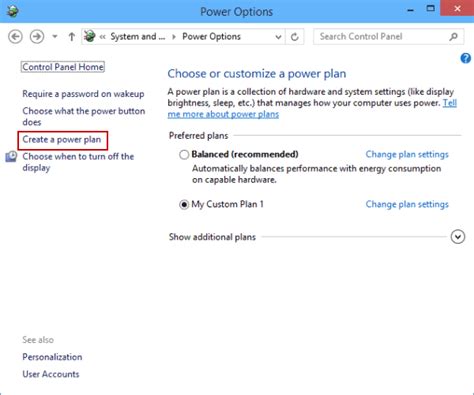 Create A Power Plan In Windows 10