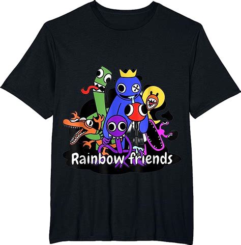 Rainbow Friends Birthday T-Shirt Kids Adults - Tees.Design