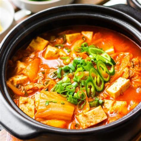 Easy Kimchi Jjigae Kimchi Stew Cookerru Recipe Kimchi Recipe