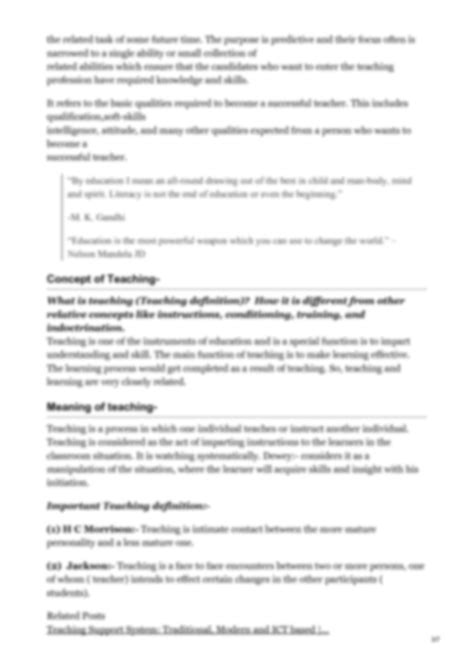 SOLUTION Teaching Aptitude Study Notes Part 1 Studypool