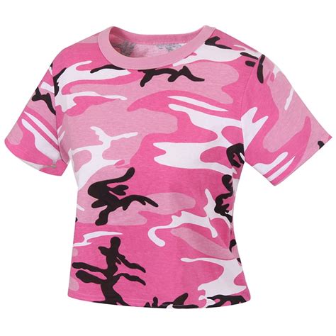 Pink Camo Shirts For Ladies