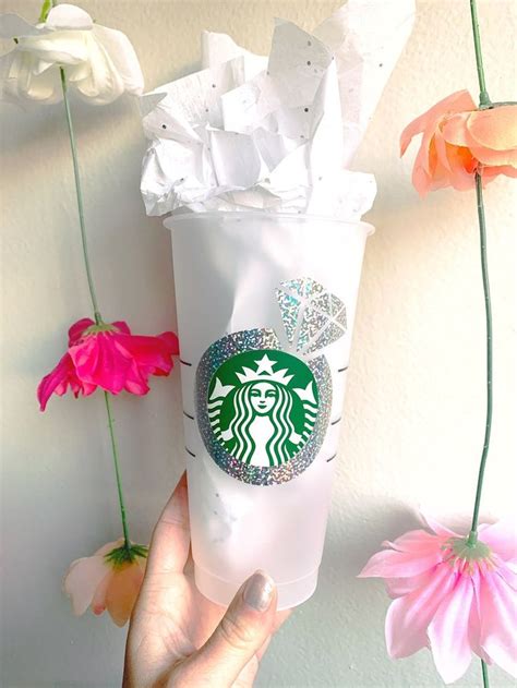 Venti Starbucks Cup Engagement Cup Engaged Tumbler Ring Etsy