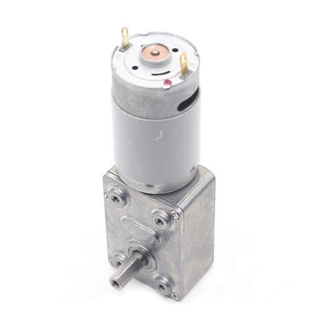 Aslong Jgy 395 12v 24v 46 32mm Dc Turbine Worm Reduction Motor Self Locking Motor Worm Gear Motor