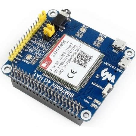 G G G Gsm Gprs Gnss Hat For Raspberry Pi Lte Cat For Europe