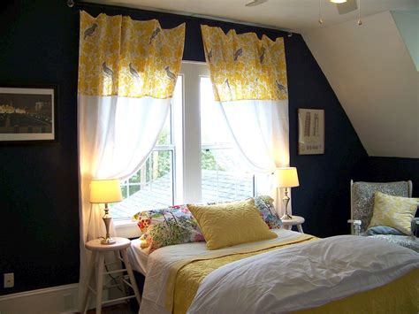 Loving The Navy Blue And Yellow Bedroom Color Schemes Yellow Master