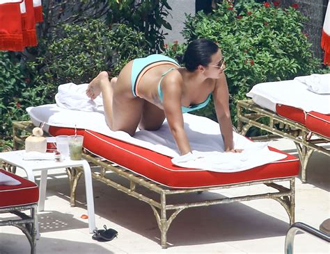 DEMI LOVATO In Bikini At A Pool In Miami HawtCelebs