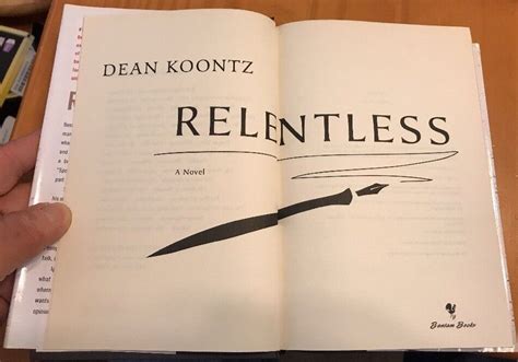 Relentless A Novel By Koontz Dean 9780553807141 Ebay