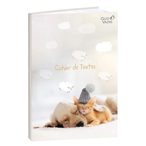 Cahier De Textes Quovadis Mes Potes Pattes Ch Ton Et Chien Chez