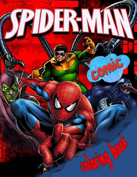 Buy SPIDER MAN Coloring Book Spiderman Giant Coloring Book With