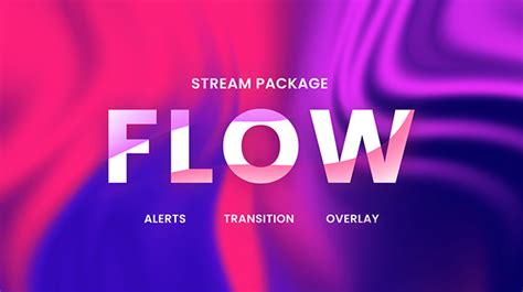 Streamelements Flow Stream Package By Kudos Tv Theme Overlay