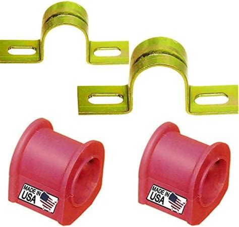 4 Pc Front Sway Bar Bracket Code Red Bushing Kit Fits Select Models Blazer