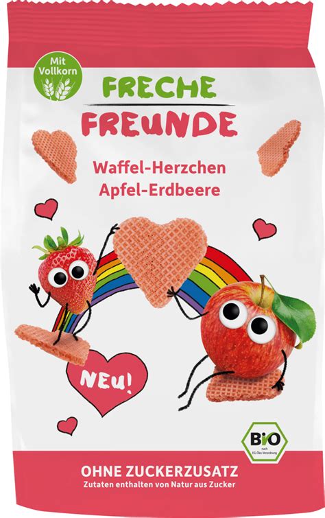 Freche Freunde Waffel Herzchen Apfel Erdbeere Ab Jahr G