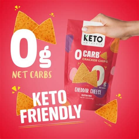 Keto Crackers Zero Carb No Sugar Cheddar Cheese Delicious Low Carb