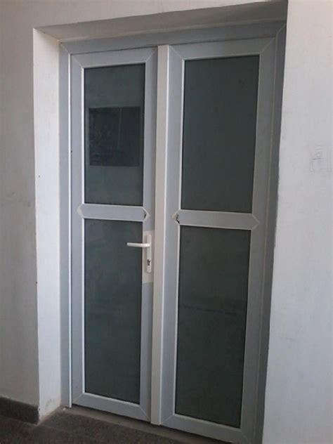 UPVC Exterior Hinged Door 8 Mm Toughened Glass At Rs 590 Sq Ft In New