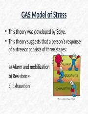 The General Adaptation Syndrome GAS Model Pptx GAS Model Of Stress