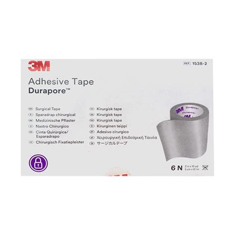 Buy 3M Adhesive Tape Durapore (Ref 1538-2) (2In X 10Yd ) (5cm X 9.1m) 6's Online at Discounted ...