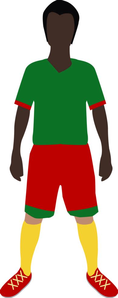 Cartoon Football Soccer Player Man In Action 10135736 PNG