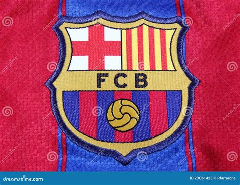 Football Club Barcelona Crest Editorial Stock Photo - Image: 23061423