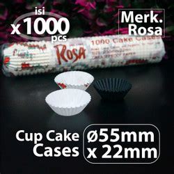 Jual Cake Cases 95 Mm X 43 Mm Warna Hitam 1000 Pcs Cup Kue Merk ROSA