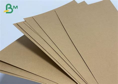 Gsm High Stiffness Kraft Cardboard Double Sided Brown Red Paper For