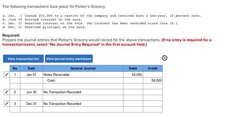 Solved The Following Transactions Took Place For Parker S Chegg