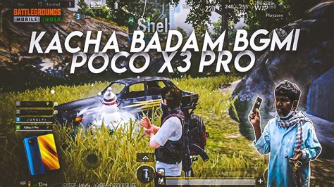 Kacha Badam 🤣 Poco X3 Pro Bgmi Montage Oneplus9r98t7t76t8