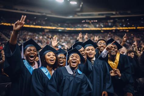 Premium Photo | Photo of African American Students at a Graduation Ceremony