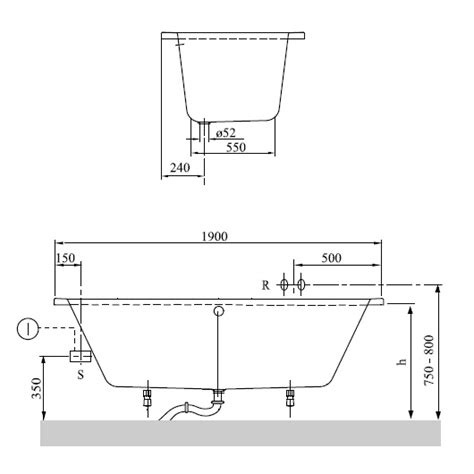 Ванна акриловая Villeroy Boch O Novo 190х90 UBA190CAS2V 01 белый