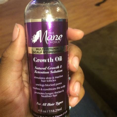 Mane Choice Hair Growth Oil Before And After