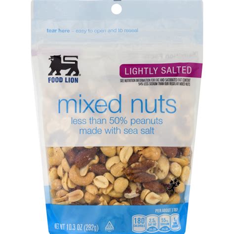 Food Lion Mixed Nuts Lightly Salted 10 3 Oz Instacart