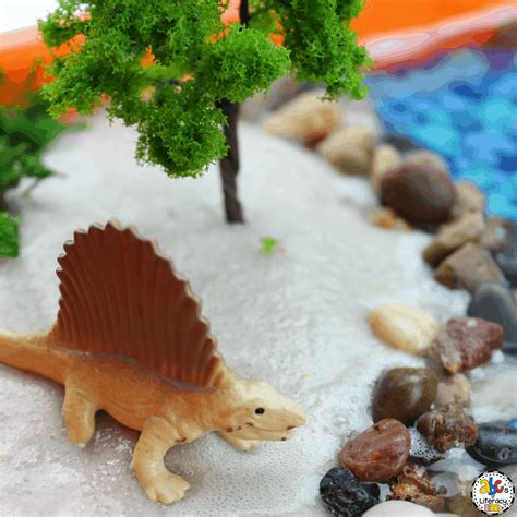 Dinosaur Sensory Bin Idea For Hands On Learning