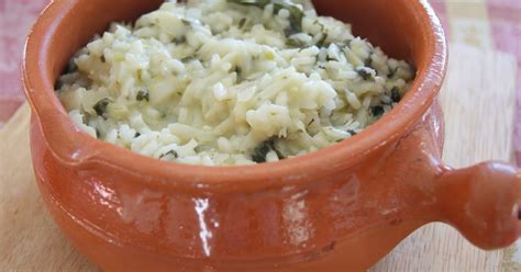 Disto E Daquilo Risotto De Bacalhau E Espinafres