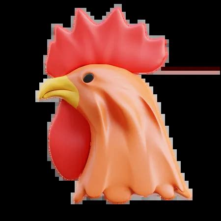 Gallic Rooster 3D Icon download in PNG, OBJ or Blend format