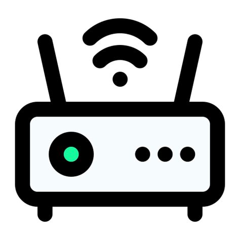 Wifi Router Generic Outline Color Icon