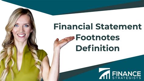 Financial Statement Footnotes Finance Strategists