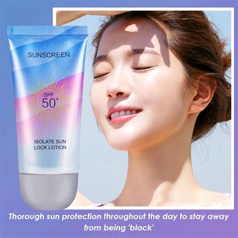 【pre Order】 Spf50 Moisturizing Sunscreen Protector Sun Block Gel