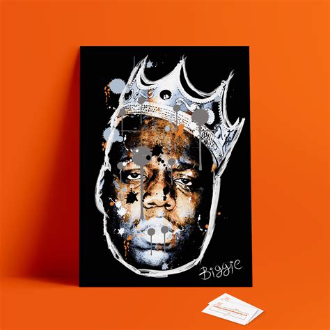 The Notorious Big Graffiti Art Print Digital Art Music Etsy