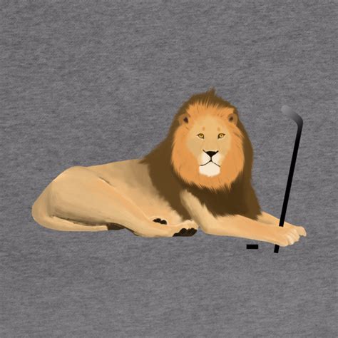 Ice Hockey Lion - Lion Hockey - Hoodie | TeePublic