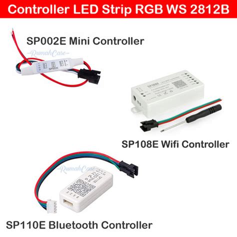 Jual Controller Ws2812b Led Strip Rgb Remote Bluetooth Modul Mini Sp110e Dl Sp002e Mini Kota