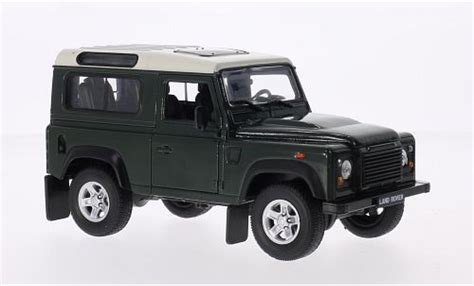 Modellino In Miniatura Land Rover Defender Welly Metallise