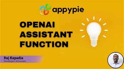 How To Use Openai Assistant Function Openai Assistant Api Tutorial Step By Step Youtube