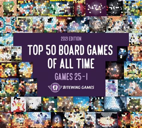 Top 50 Board Games of All Time — 2021 Edition — Games 25-1 - Bitewing Games