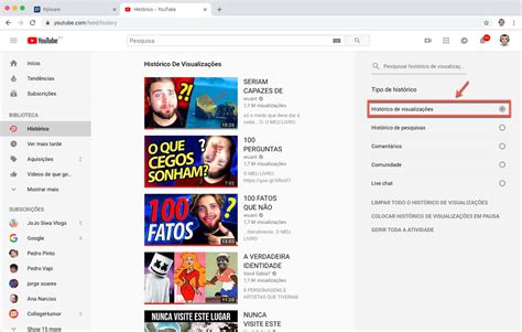 Dica Como apagar o histórico de visualizações e pesquisas do YouTube