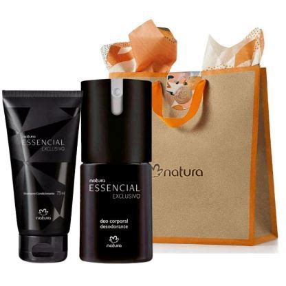 Kit Natura Essencial Exclusivo Masculino Desodorante Shampoo 2 Em 1 E