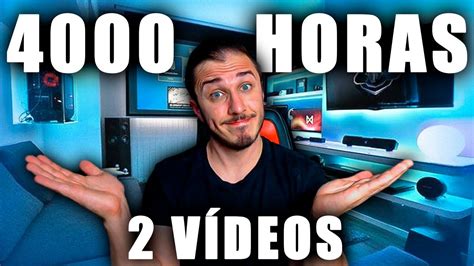 Como Conseguir Mil Horas No Youtube Em Mil Horas V Deos