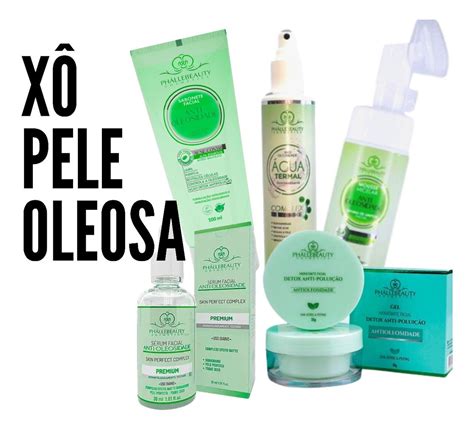 Kit Limpeza De Pele Oleosa Skin Care Completo Phallebeauty