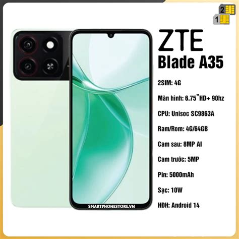 Zte Blade A Cpu Nh N Ram Gb Rom Gb Cam Mp Pin Mah