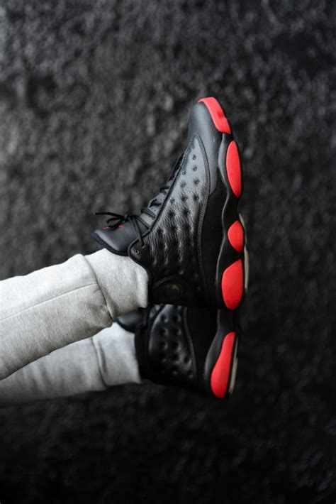 Air Jordan 13 (xiii) Black × Black × Red | SOLETOPIA