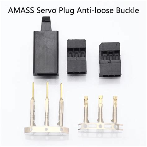 Amass Kit De Prises Servo Amass Jr Pi Ces Plaqu Or Boucle Anti